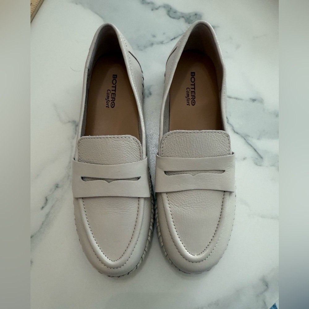 Bottero Comfort Pansy Leather Loafers Ladies Size 10